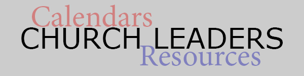 Church leader resources